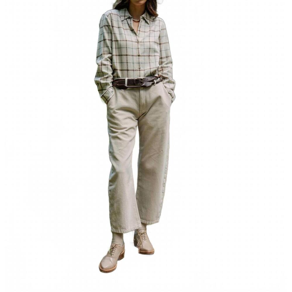 NEW ROAD TO NOWHERE recycled cotton pilon pants in origami